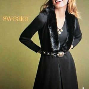 CAbi Dynasty Black Sweater XS